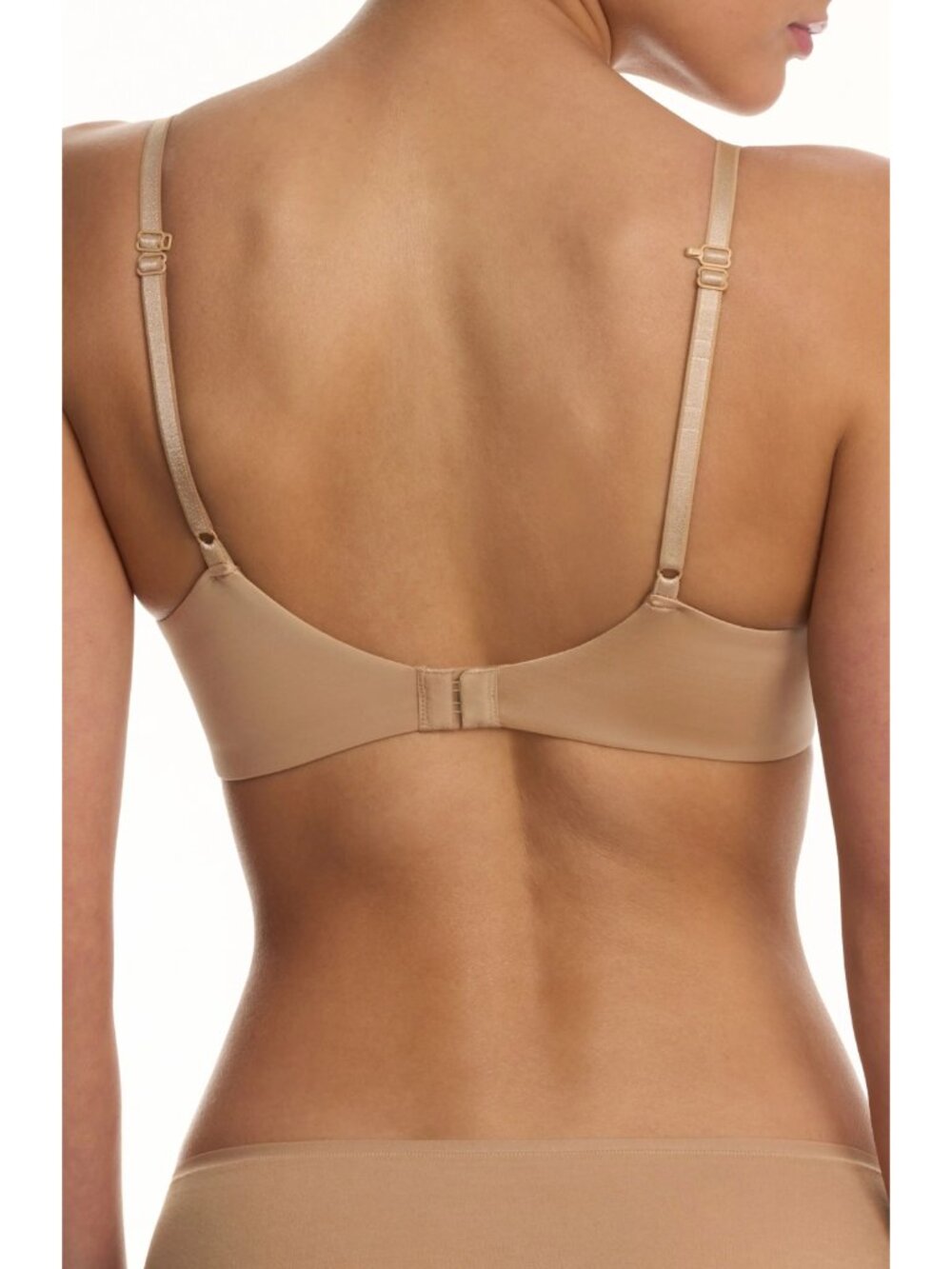 🆕 NATORI EverFit Seamless Convertible T-Shirt Bra 36C Beige #721362 - Picture 3 of 9